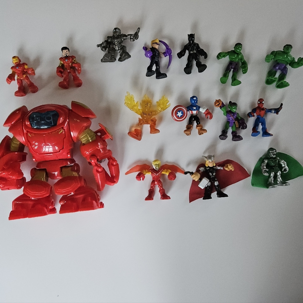 Imaginext HULKBUSTER and Marvel Avengers Super Hero Squad